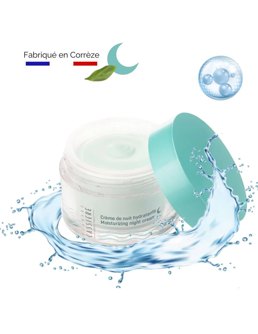 BC Crème de nuit hydratante met Auriac Bronwater 50 ml