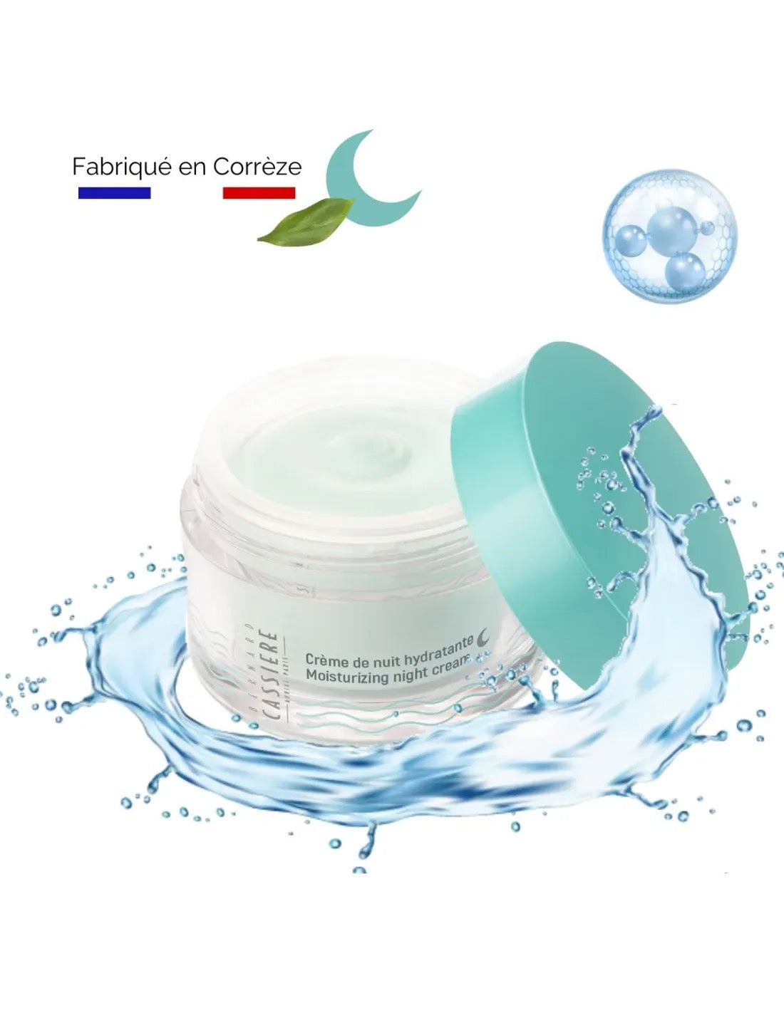 BC Crème de nuit hydratante met Auriac Bronwater 50 ml