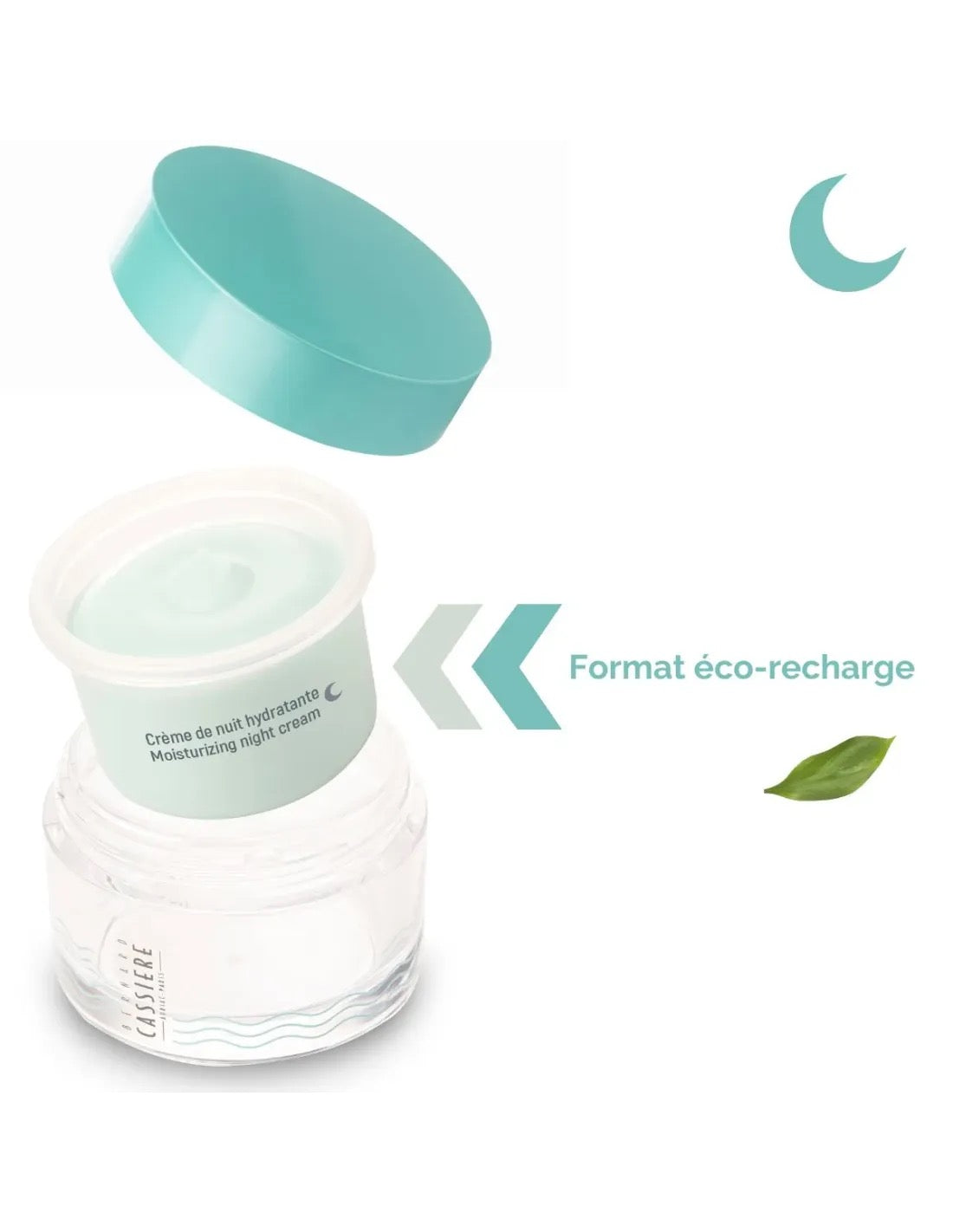 BC Refill Crème de nuit hydratante met Auriac Bronwater 50 ml