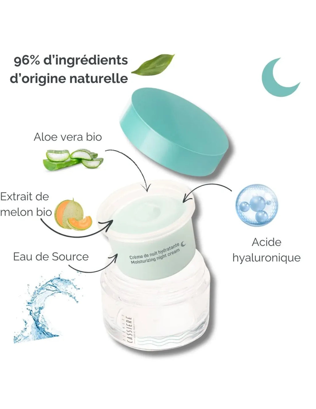 BC Refill Crème de nuit hydratante met Auriac Bronwater 50 ml