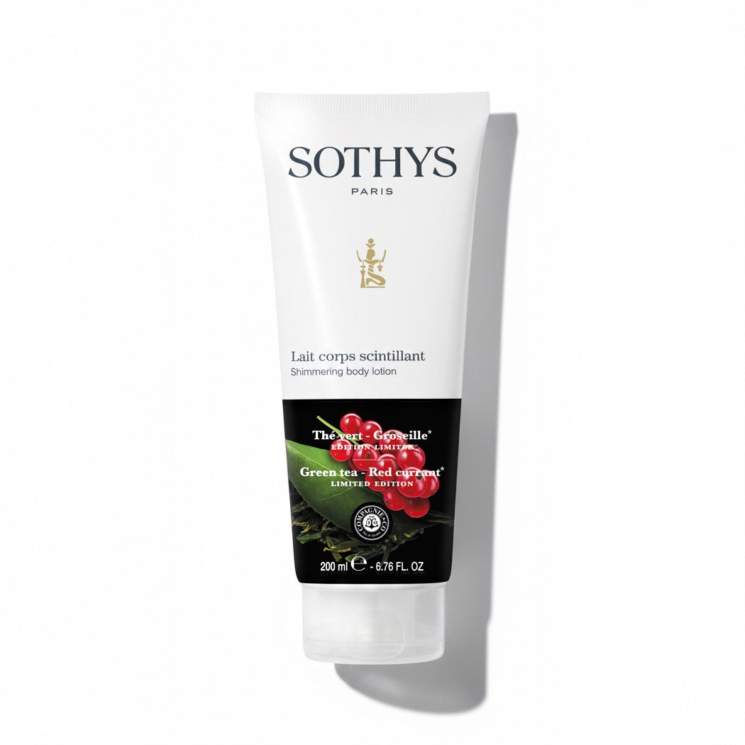 Sothys Lait corps scintillant Groene thee - Rode bes 200 ml